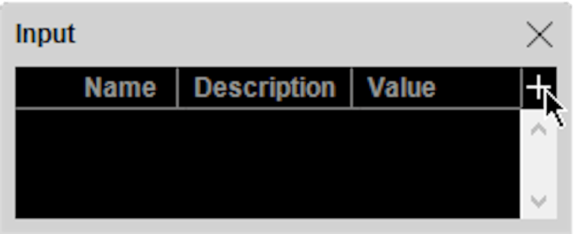 Input Window 1